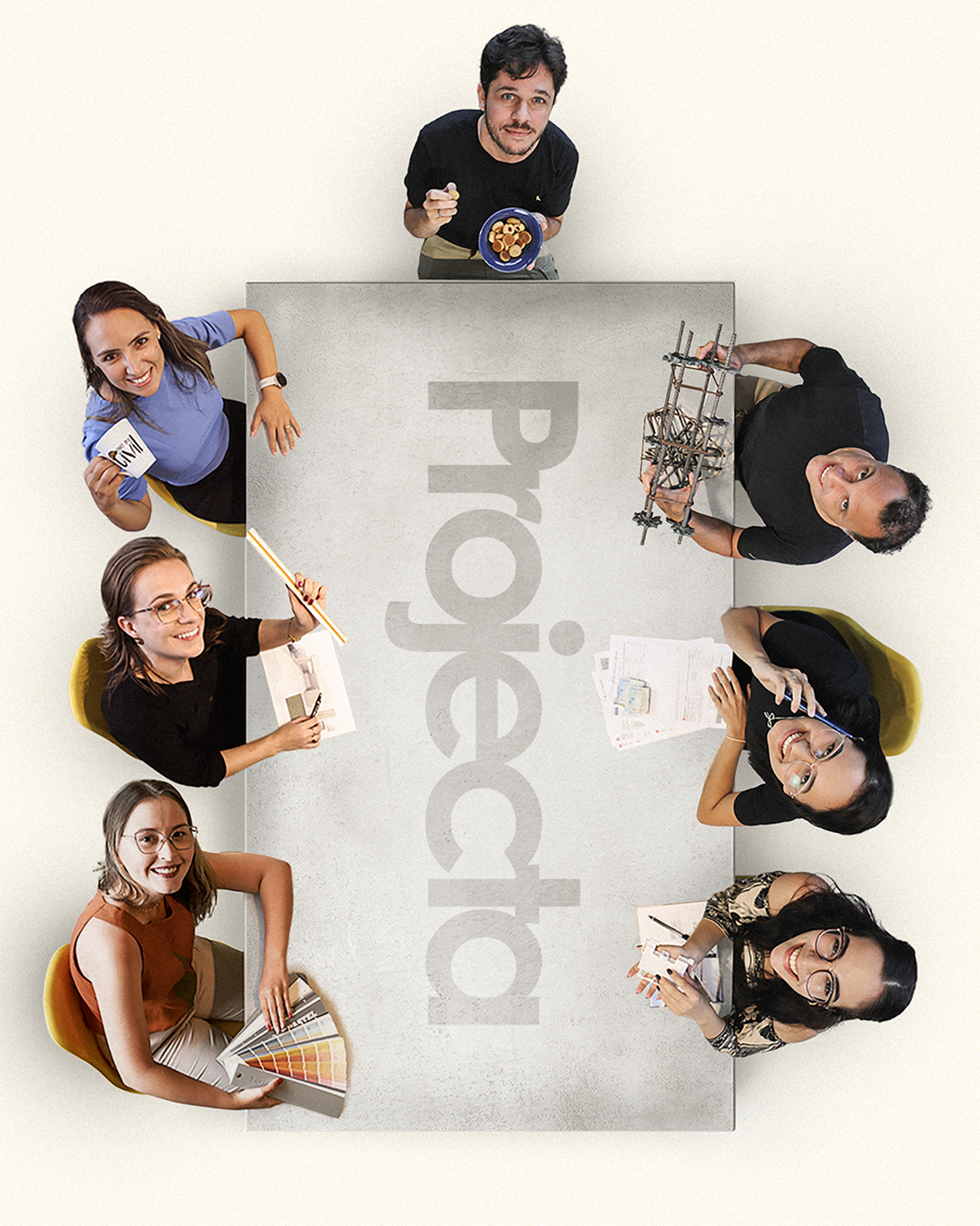 Imagem da secretaria da Projecta